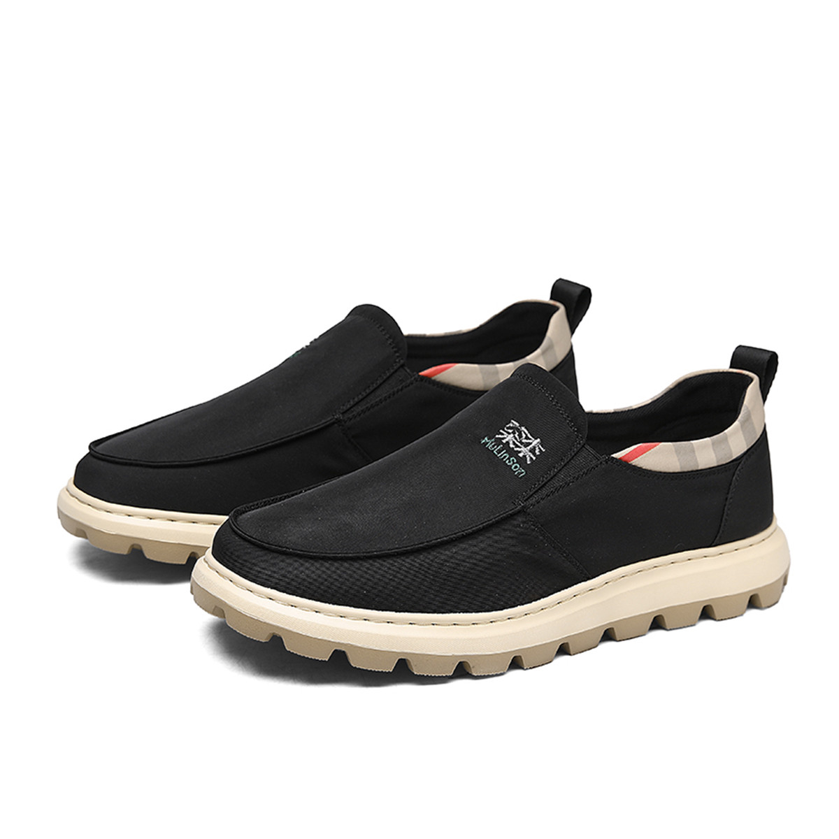 Mulinsen Мужские повседневные кеды Low Top - Песочный, цвет Sand — фото 4