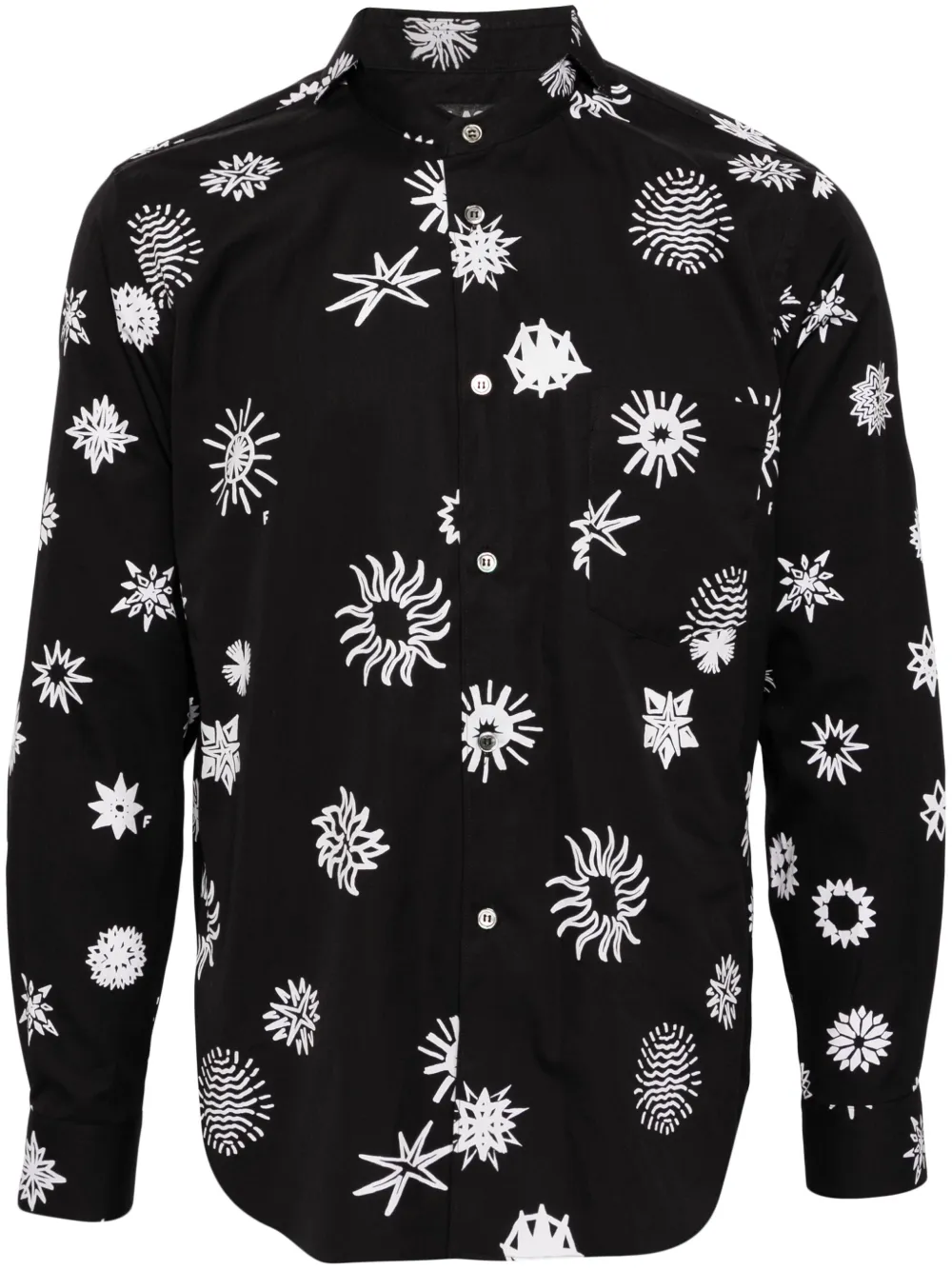 

Рубашка с графичным принтом Black Comme Des Garçons, черный