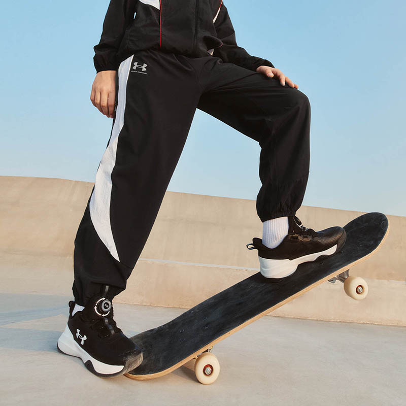 Under Armour Подростковые вязаные спортивные штаны Life Collection Black — фото 4