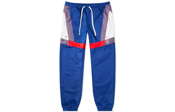 Костюм lab x clot woven track suit 'deep royal blue university red white' Nike, синий — фото 3