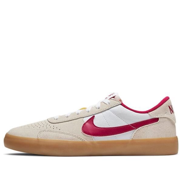

Кроссовки heritage vulc sb 'summit white cardinal red' Nike, белый