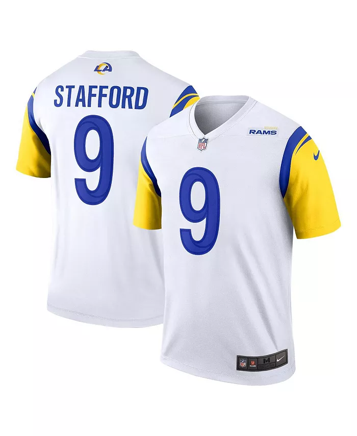 

Мужская футболка Matthew Stafford Los Angeles Rams Legend Nike, белый