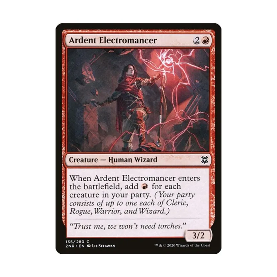 

CCG Пылкий электромант (клавиша C), MTG - Zendikar Rising