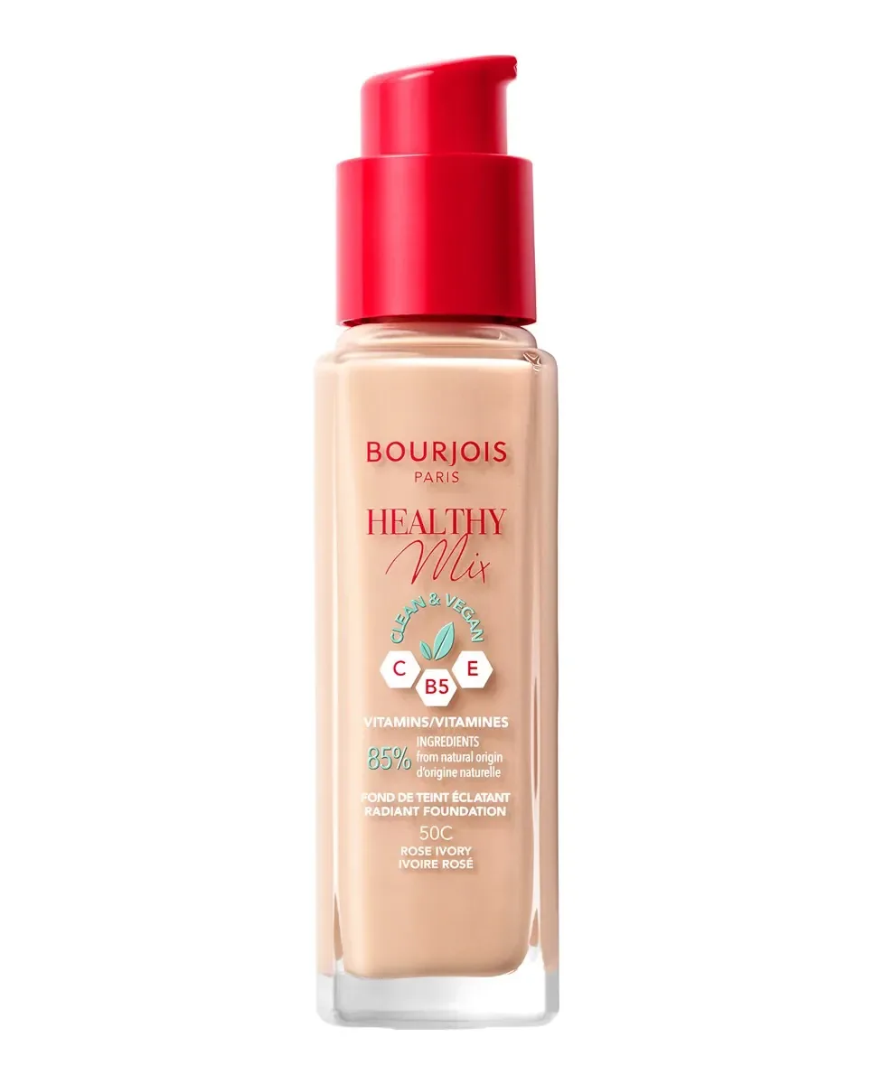 Тональная основа Healthy Mix Clean & Vegan Bourjois, 050 - Rose Ivory — фото 2