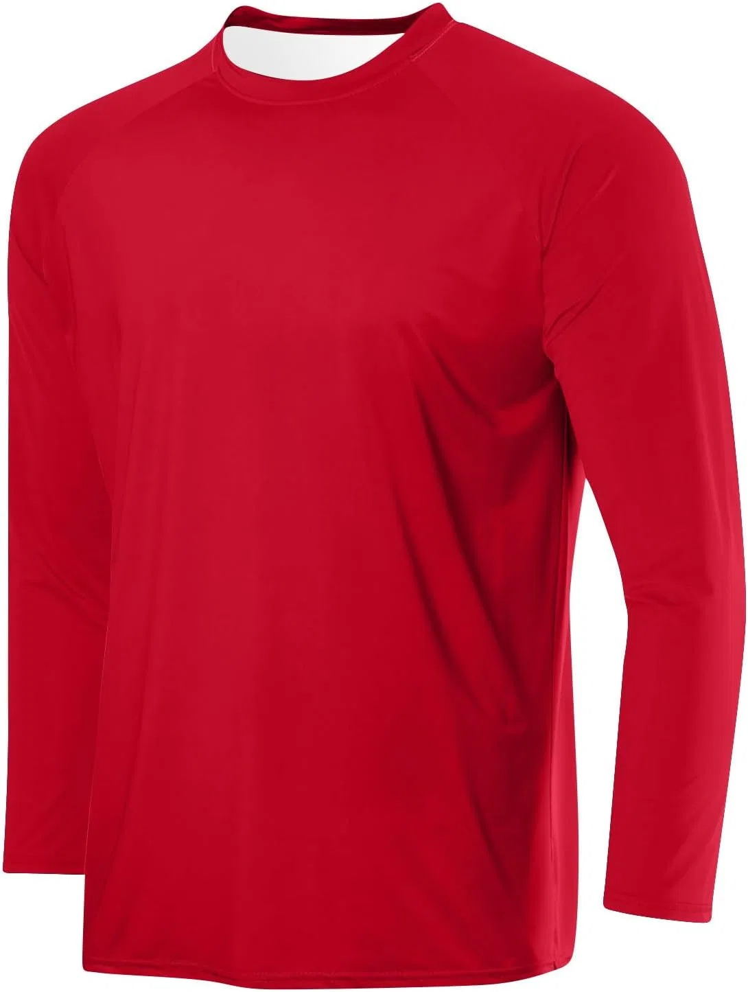 Футболка с длинным рукавом, быстросохнущая, Athletic, Red