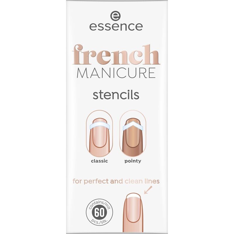 

Трафареты для французского маникюра 01 Советы и подсказки френча essence, 60 шт.