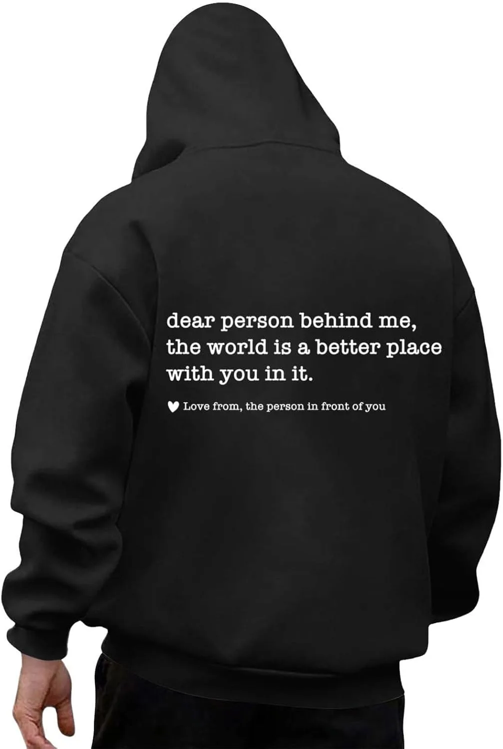 

Толстовка с капюшоном The World Is A Better Place With You In It RGDYPKO