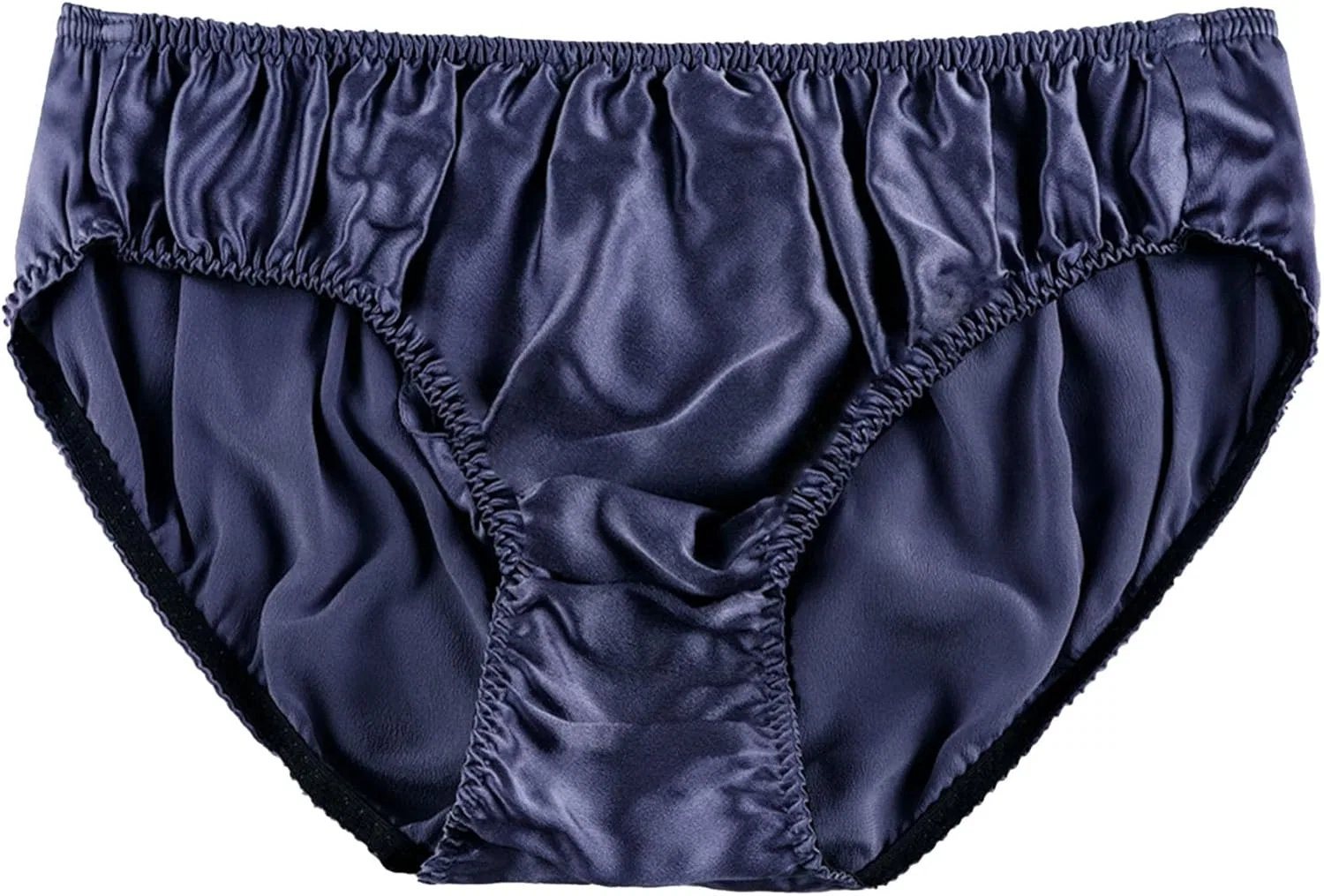 Трусы шелковые, Men's Pure Silk Underwear, синие