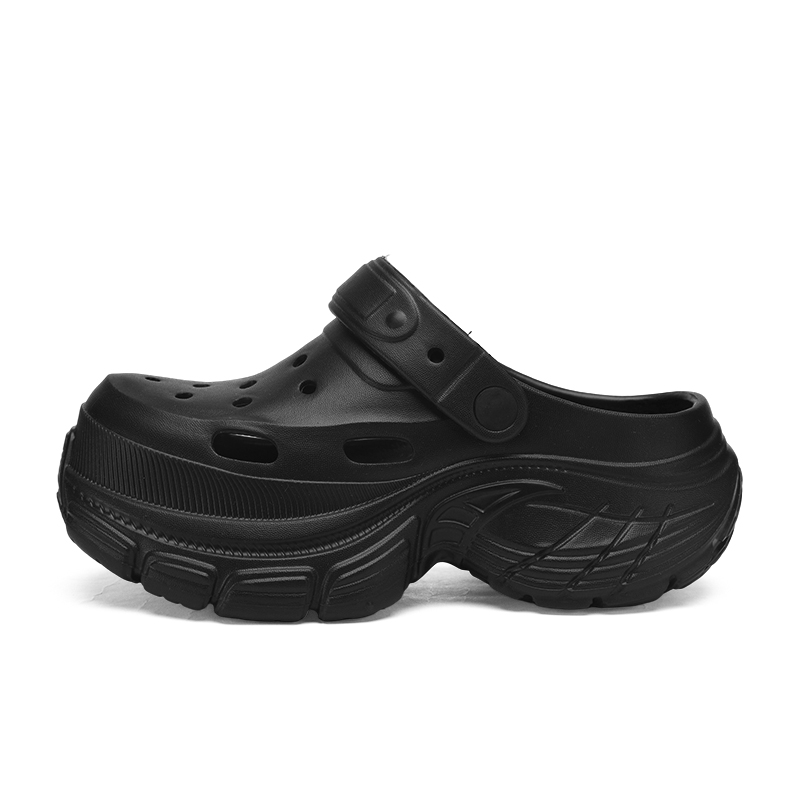 NB CROSS Клоги женские 0887 черные, цвет 0887 Black
