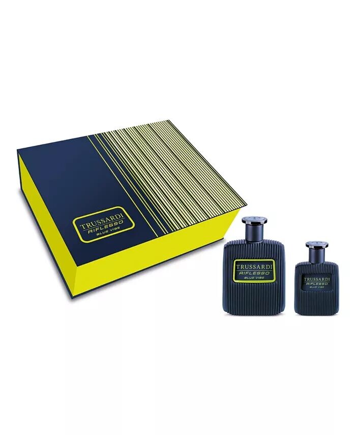 

Мужской подарочный набор Riflesso Blue Vibe, 2 предмета Trussardi
