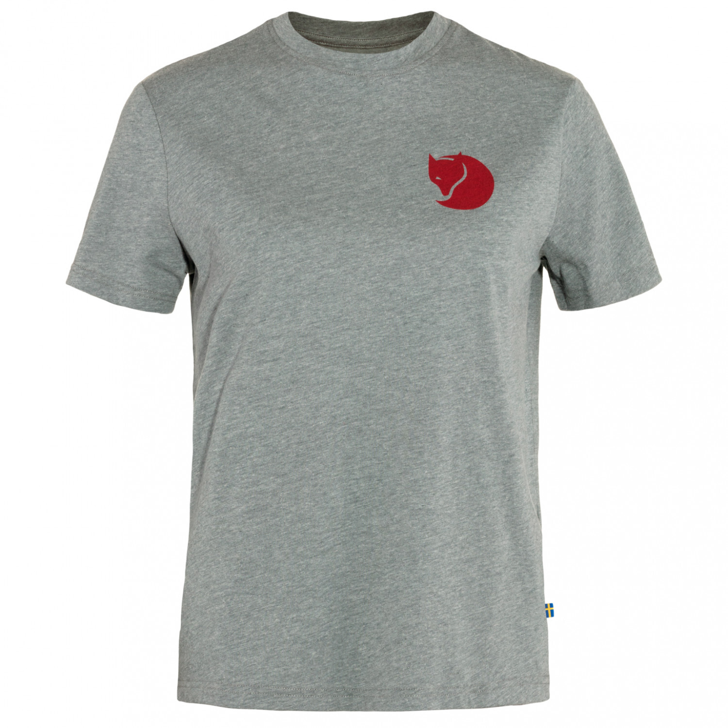 

Футболка Fjällräven Fox Boxy Logo Tee, цвет Grey/Melange