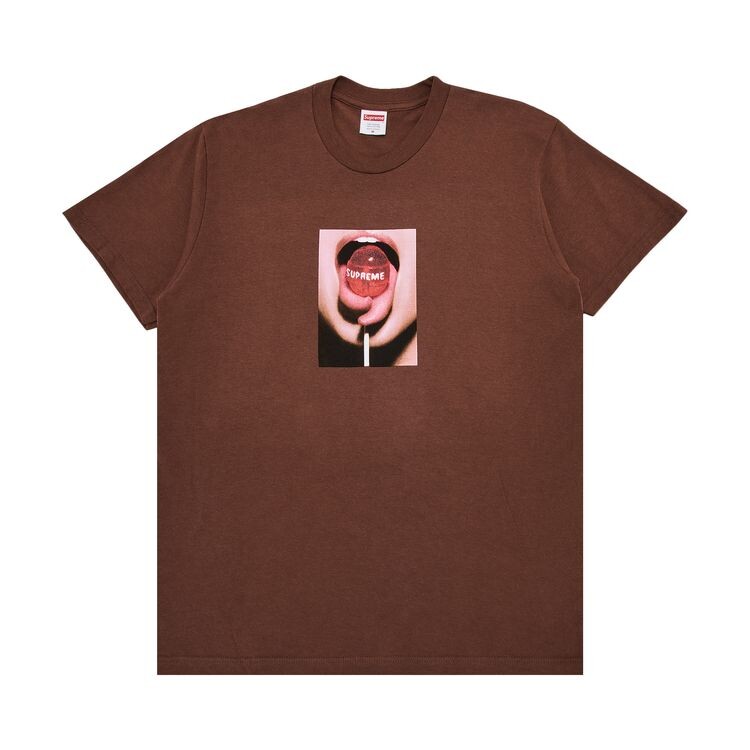 

Футболка Supreme Lollipop Tee Brown, коричневый