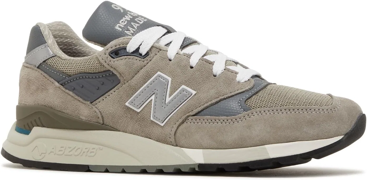 Кроссовки Grey/Silver, New Balance 996, Made in USA — фото 2