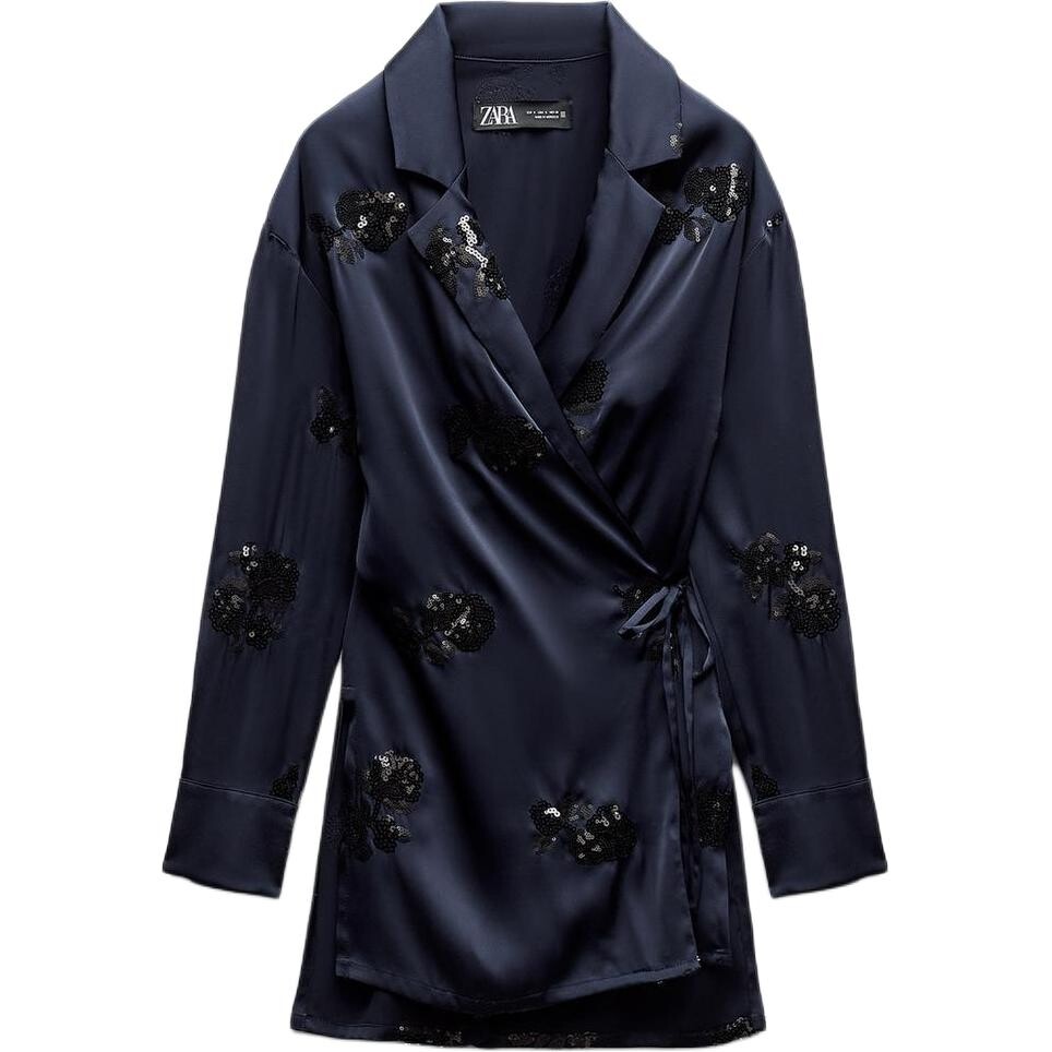 

Деловой костюм женский синий Zara