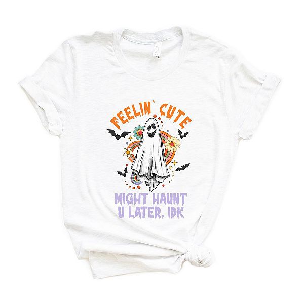 

Футболка с принтом Might haunt u later Simply Sage Market, Зеленый, Футболка с принтом Might haunt u later Simply Sage Market