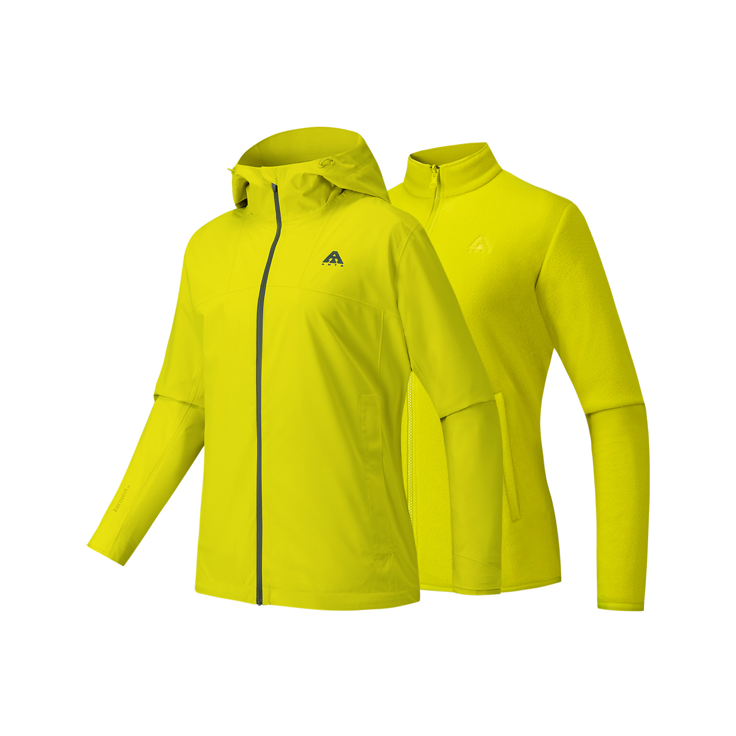 

ANTA Женская ветровка непромокаемая, Sequoia Yellow-4