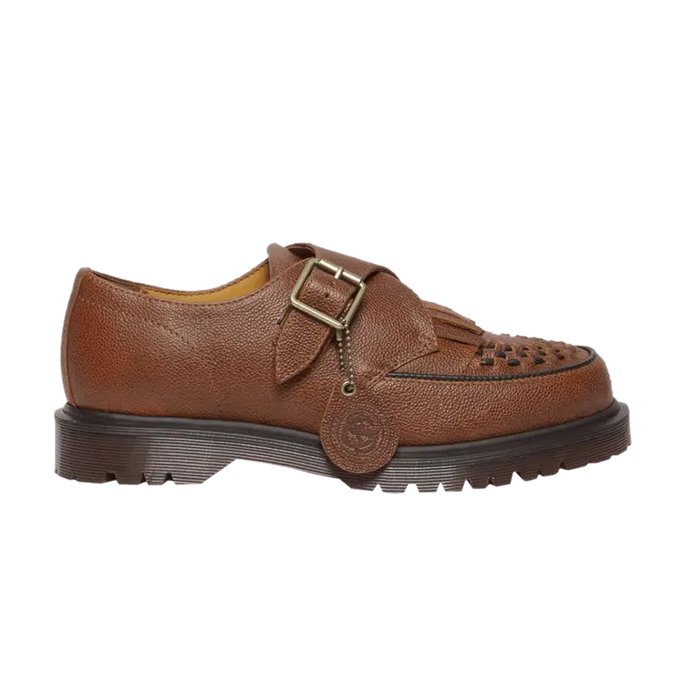

Кроссовки Dr. Martens Ramsey Westminster Leather Buckle Creeper Whiskey, коричневый