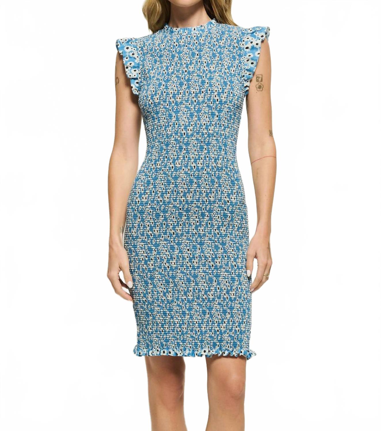 

Nation LTD Платье Marlene с присборенной отделкой, цвет Blue Hazy Daisy