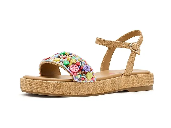 Босоножки с 3D-украшениями Arabela Steve Madden Kids, Natural