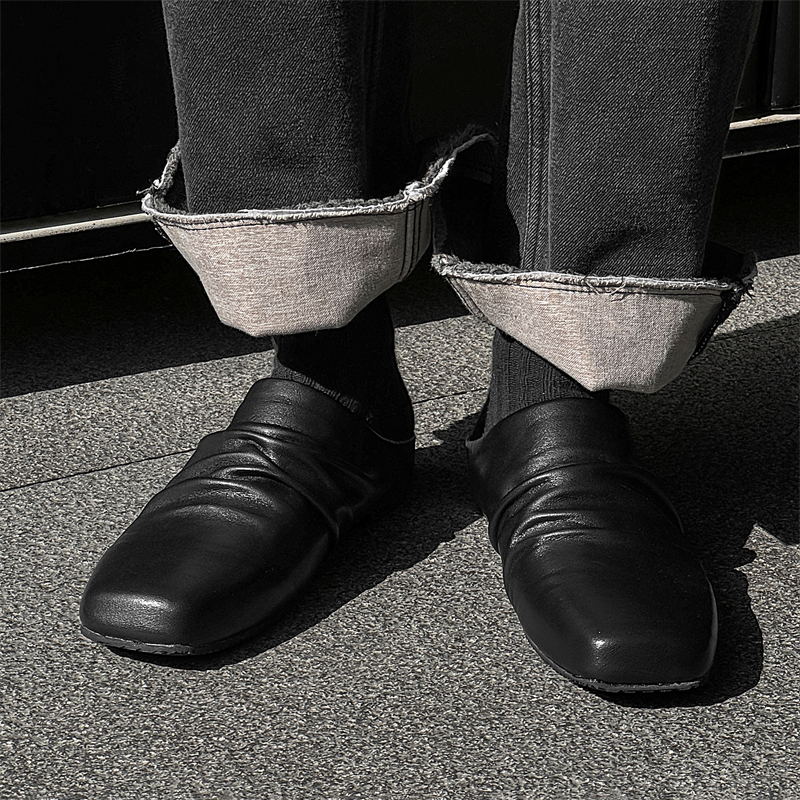 Journey of Inspiration Мужские противоскользящие тапочки Wrap toe черные — фото 3