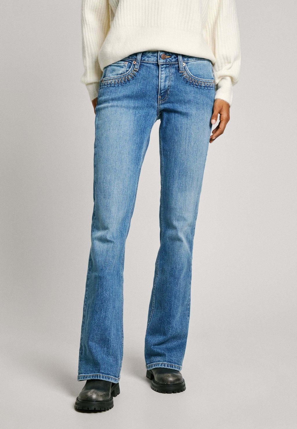 

Джинсы Bootcut WIDE EMBRO Pepe Jeans, синий деним