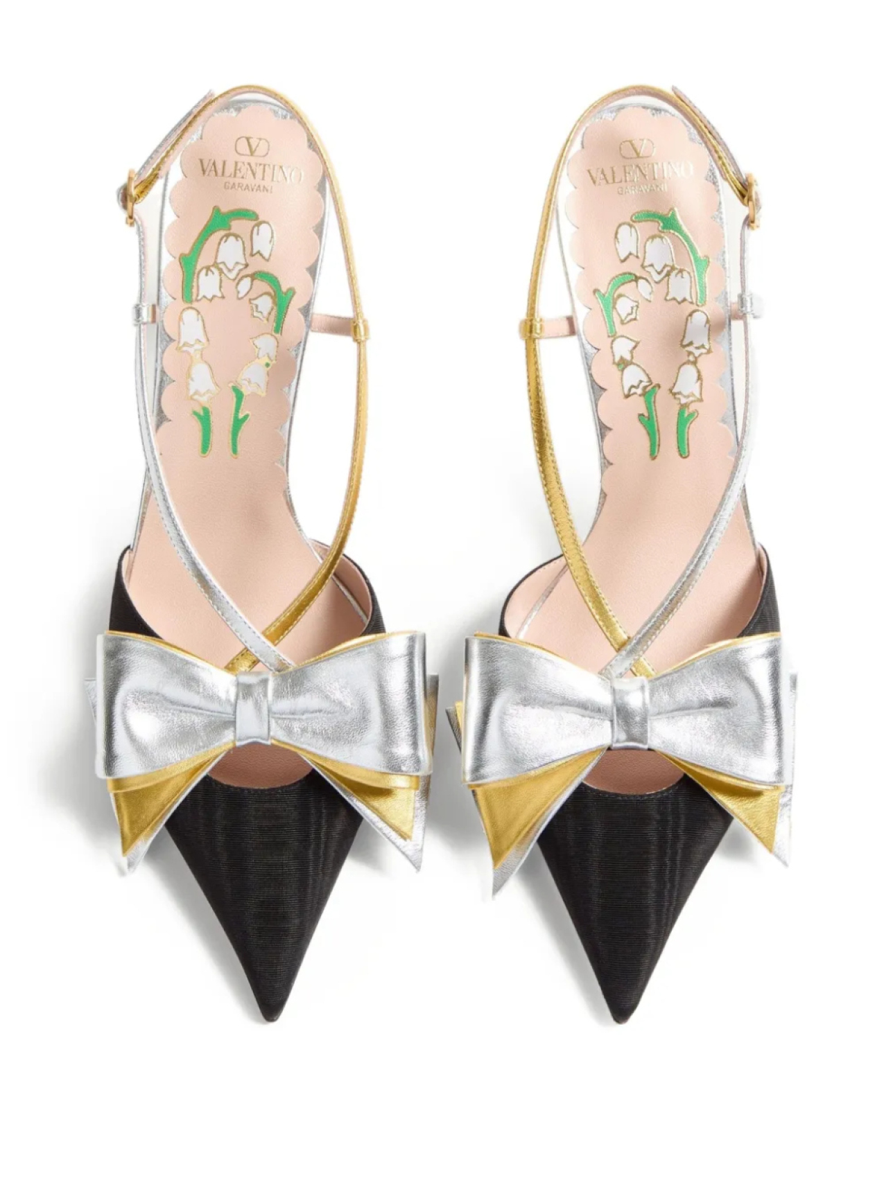 Туфли с заостренным носком Valentino Garavani, черный — фото 4