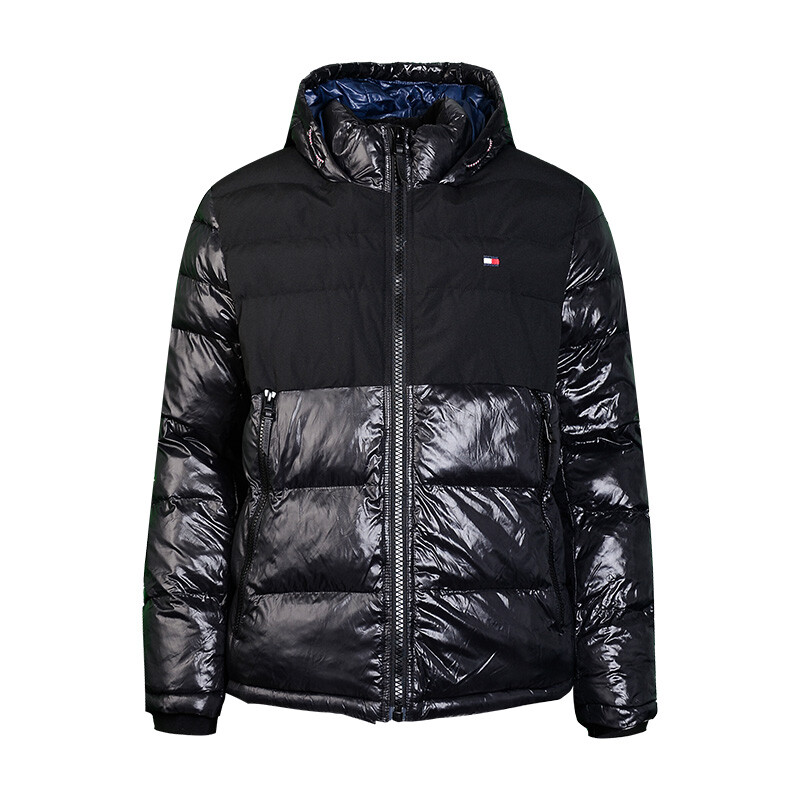 

Стеганая куртка мужская черный Tommy Hilfiger