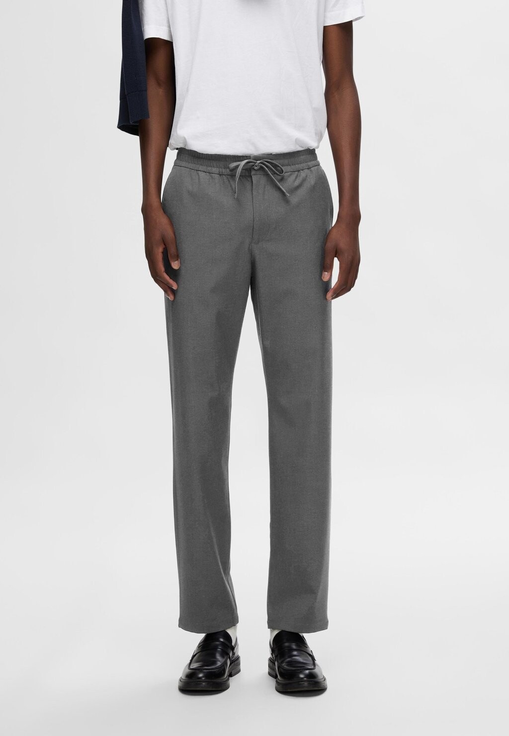 

Спортивные брюки FLEX STRING Selected Homme, цвет Mottled Grey