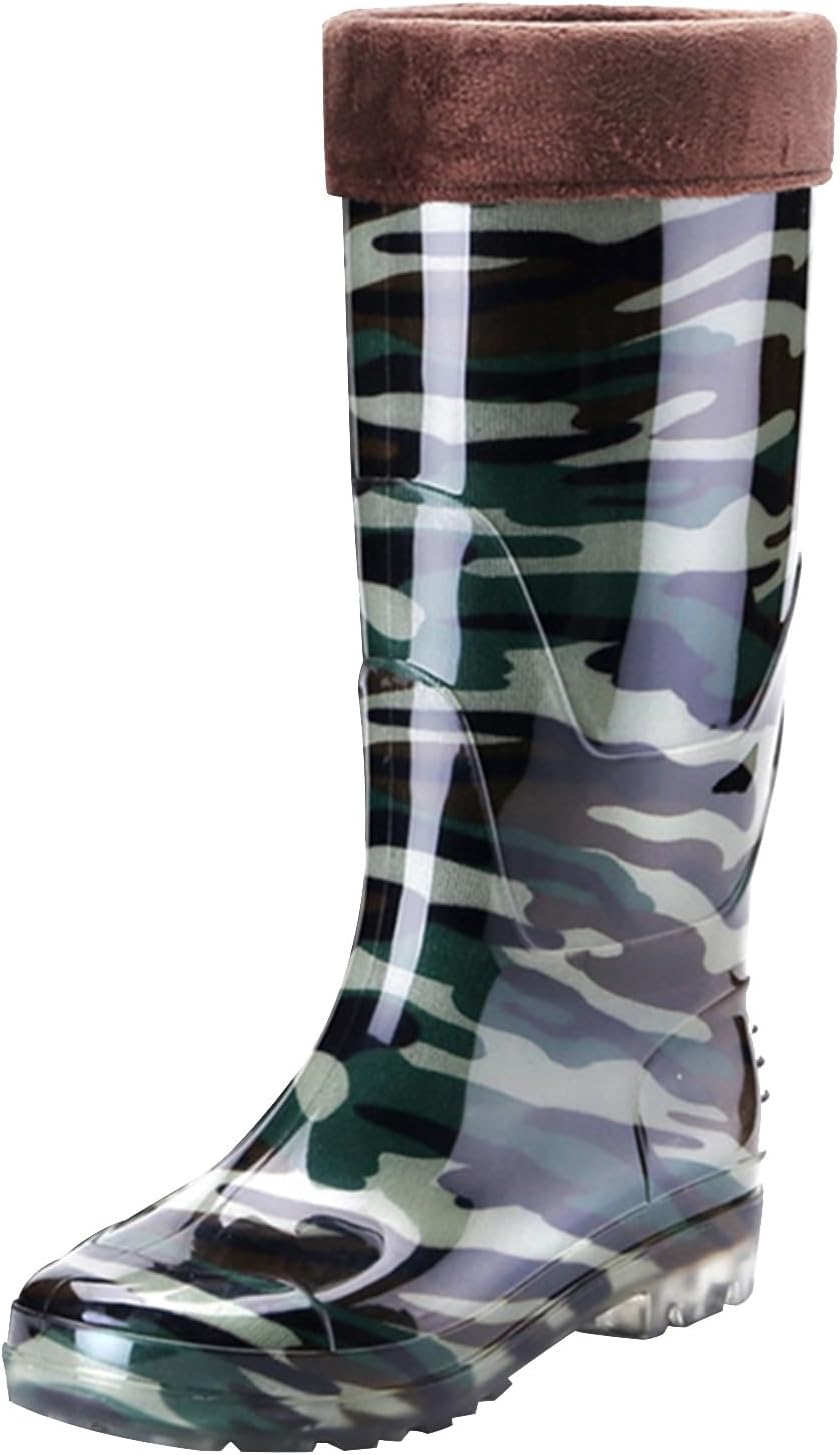 

Резиновые сапоги для женщин и мужчин, водонепроницаемые ПВХ сапоги от грязи, легкие сапоги, обувь для сада, рыбалки и фермерских работ, на платформе Generic, Jn