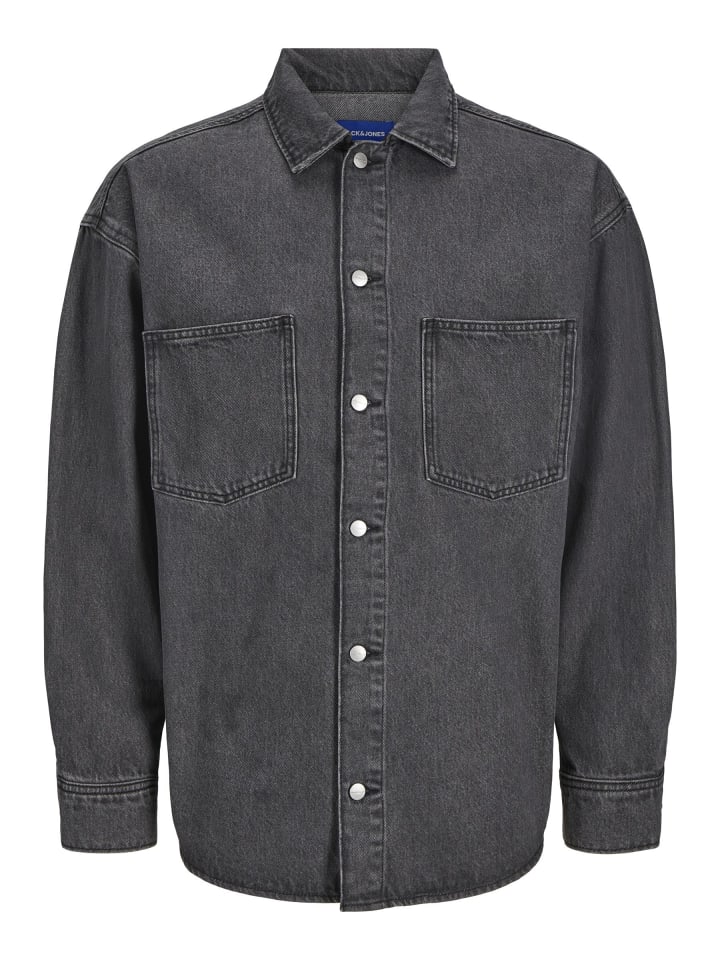 

Рубашка Jack & Jones, черный деним