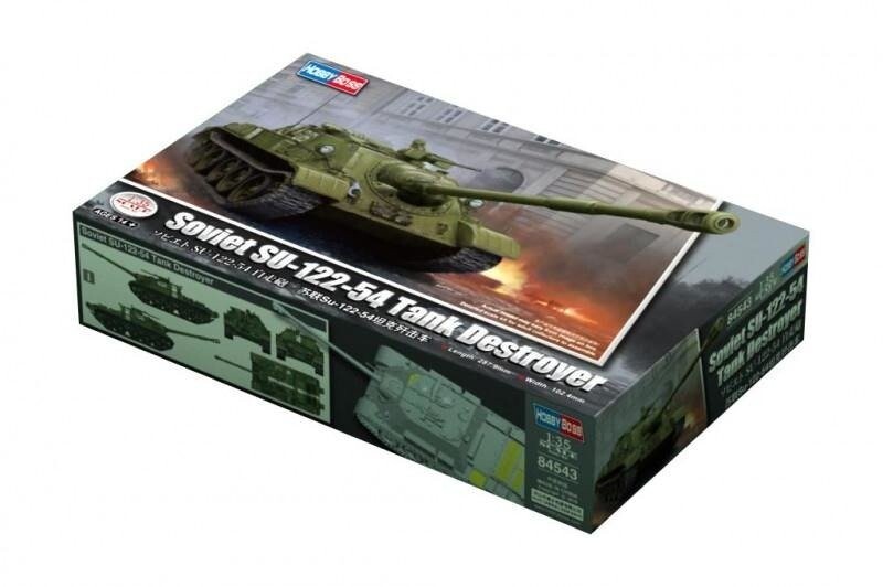 

Пластиковая модель танка-эсминца СУ-122-54. Hobby Boss