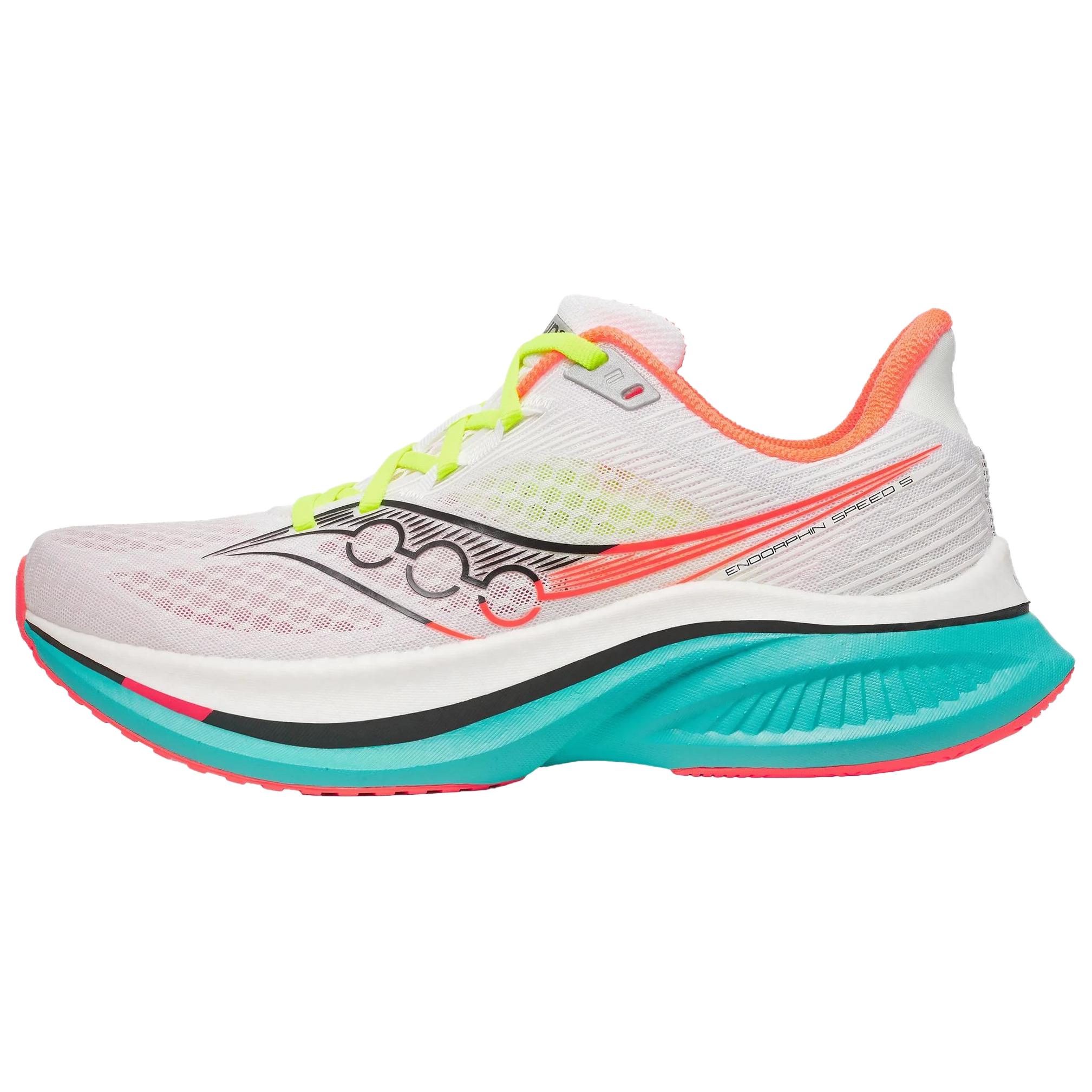 

Saucony Кроссовки Endorphin Speed 5 износостойкие и легкие, низкие, мужские, белые