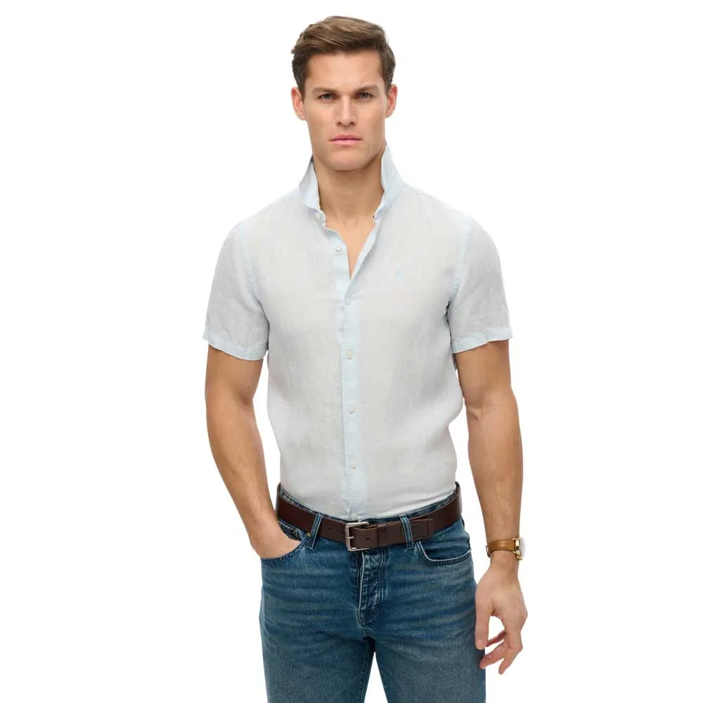 

Рубашка с коротким рукавом Superdry Sd Embroidered Vacation Linen, белый