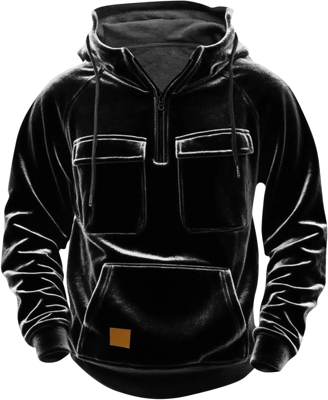 

Мужской вельветовый тактический худи с капюшоном