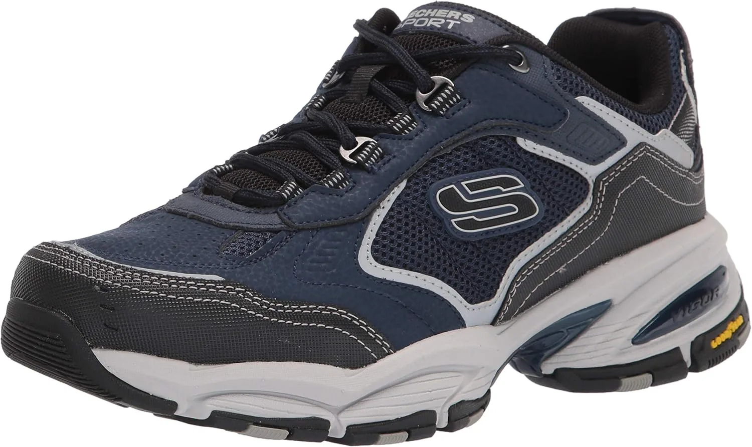 Мужские кроссовки Skechers 237445-tpbk, черный/темно-синий