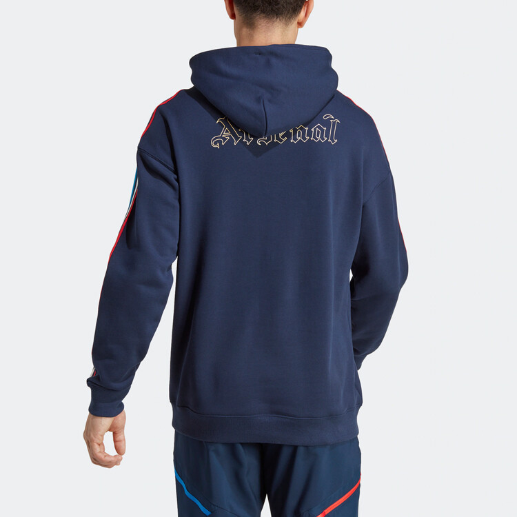 Толстовка мужская Adidas Arsenal студенческая, темно-синий — фото 3