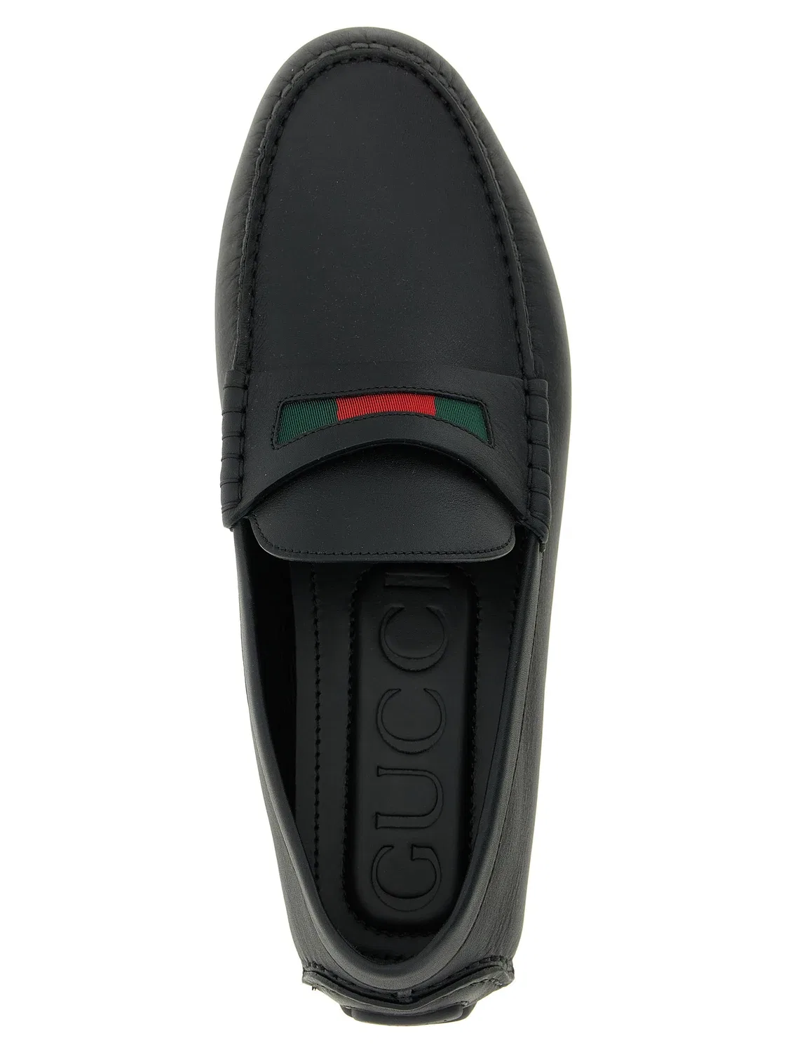 Водительские лоферы GUCCI, черный — фото 4