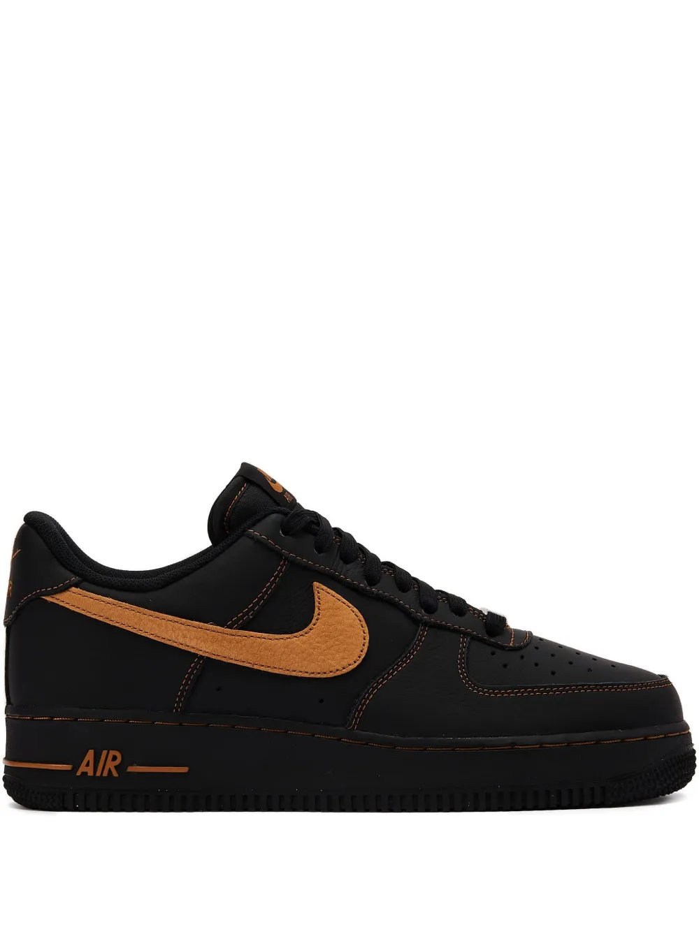 Кроссовки Air Force 1 Low '07 LV8 Black Desert Ochre Nike, черный