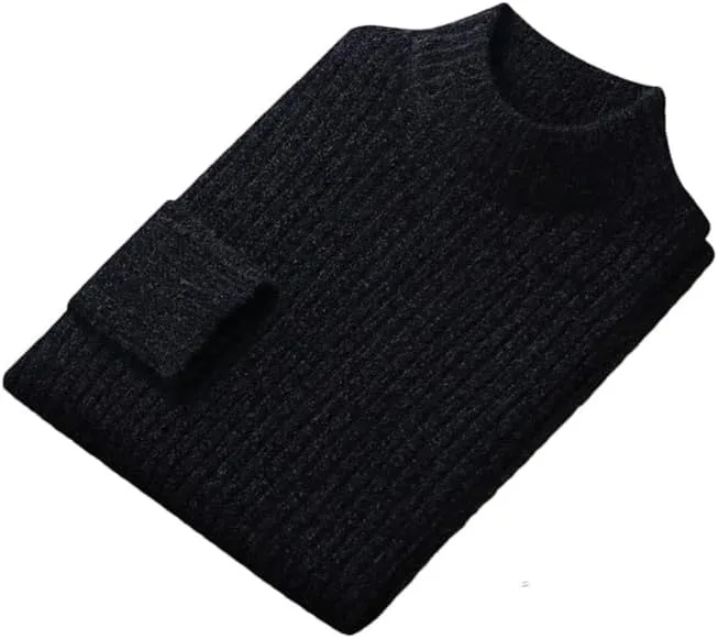 Мужской свитер с высоким воротником Casual Slim Fit