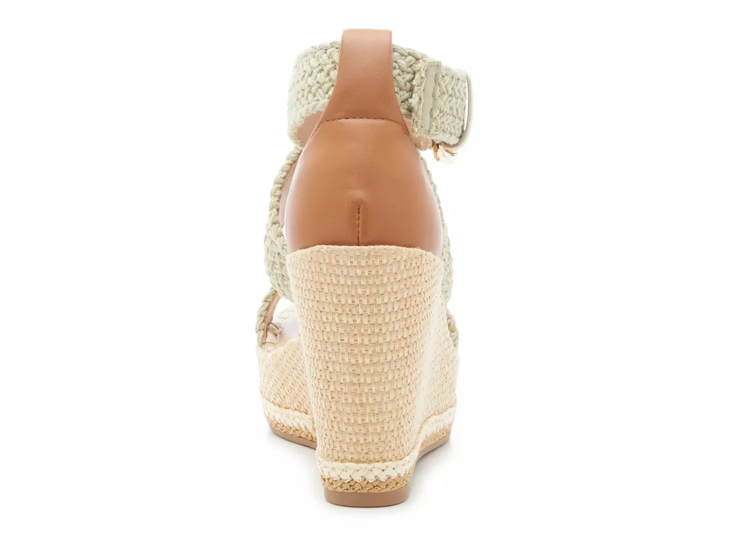 Босоножки Steve Madden Cali на танкетке, светло-зеленый/коричневый/бежевый — фото 4
