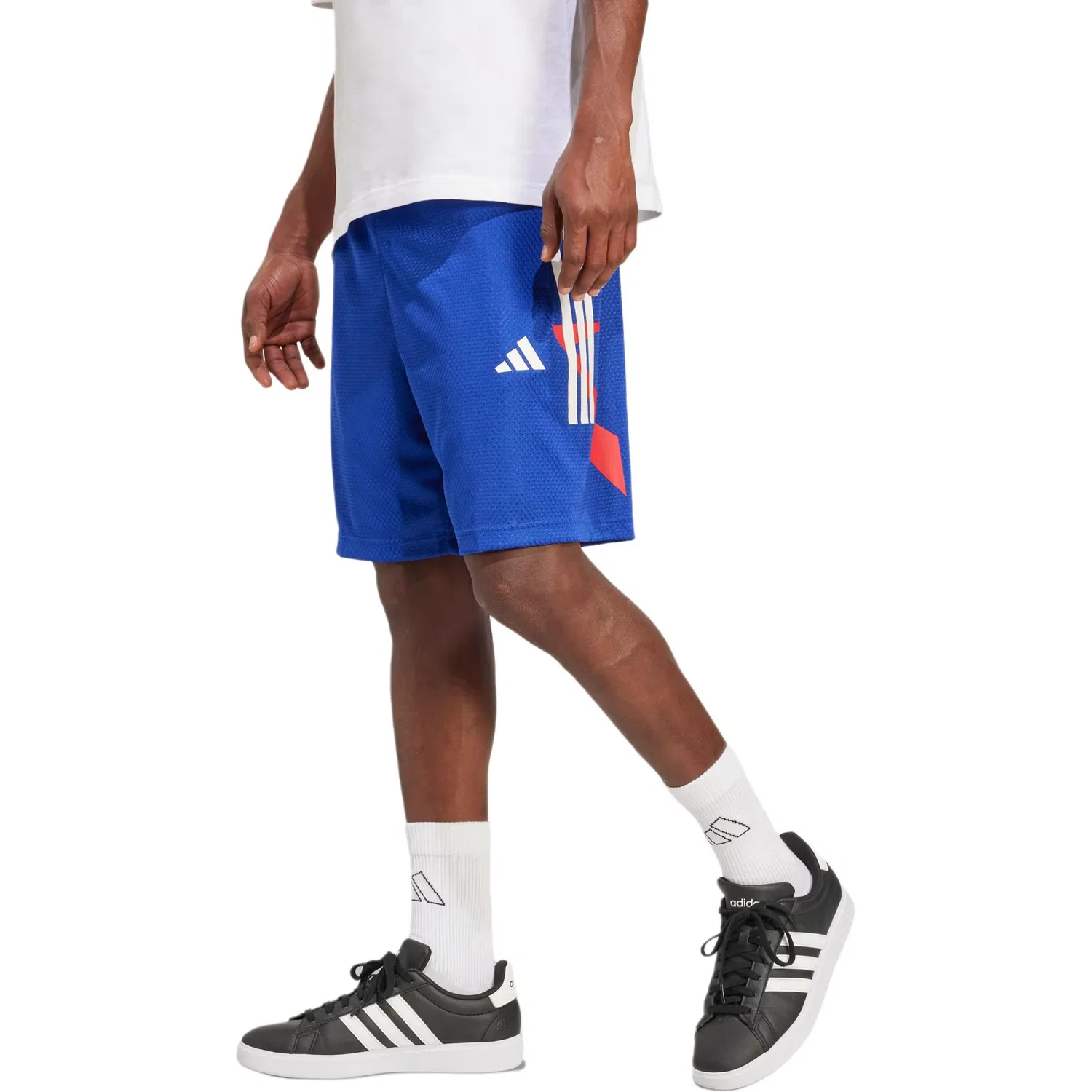 Шорты повседневные мужские синие Adidas, Blue — фото 2