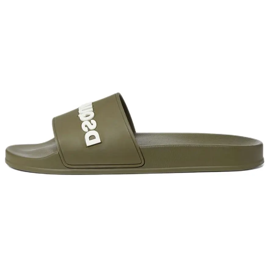 

DSQUARED 2 DSQUARED2 Шлепанцы с тисненым логотипом