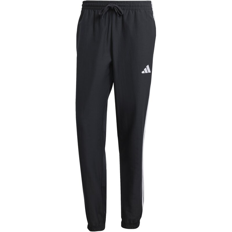Спортивный костюм, базовый, тканый, с тремя полосками Adidas, черный — фото 3