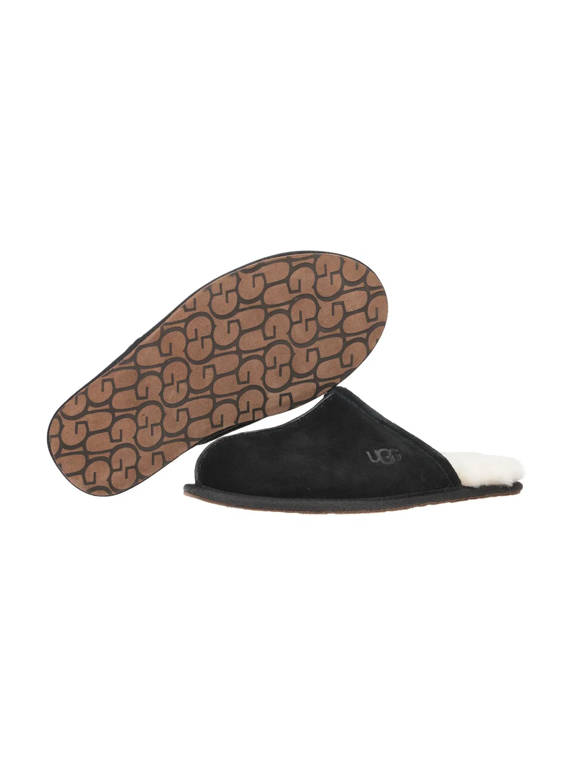 Мюли 'UGG Scuff Herren Hausschuhe schwarz beige' Ugg, Black — фото 3