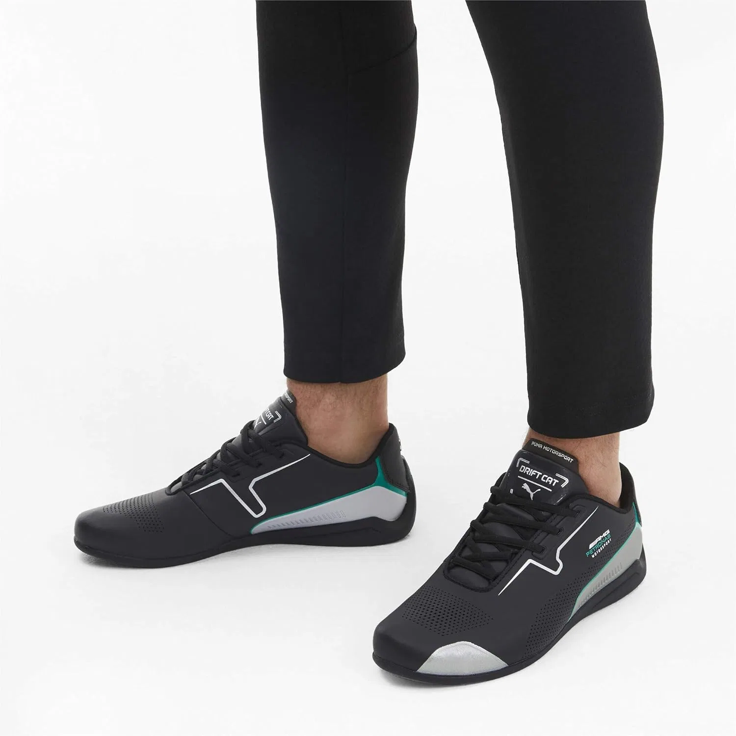 Кроссовки PUMA Mercedes Drift Cat 8 для бега, Plata — фото 3