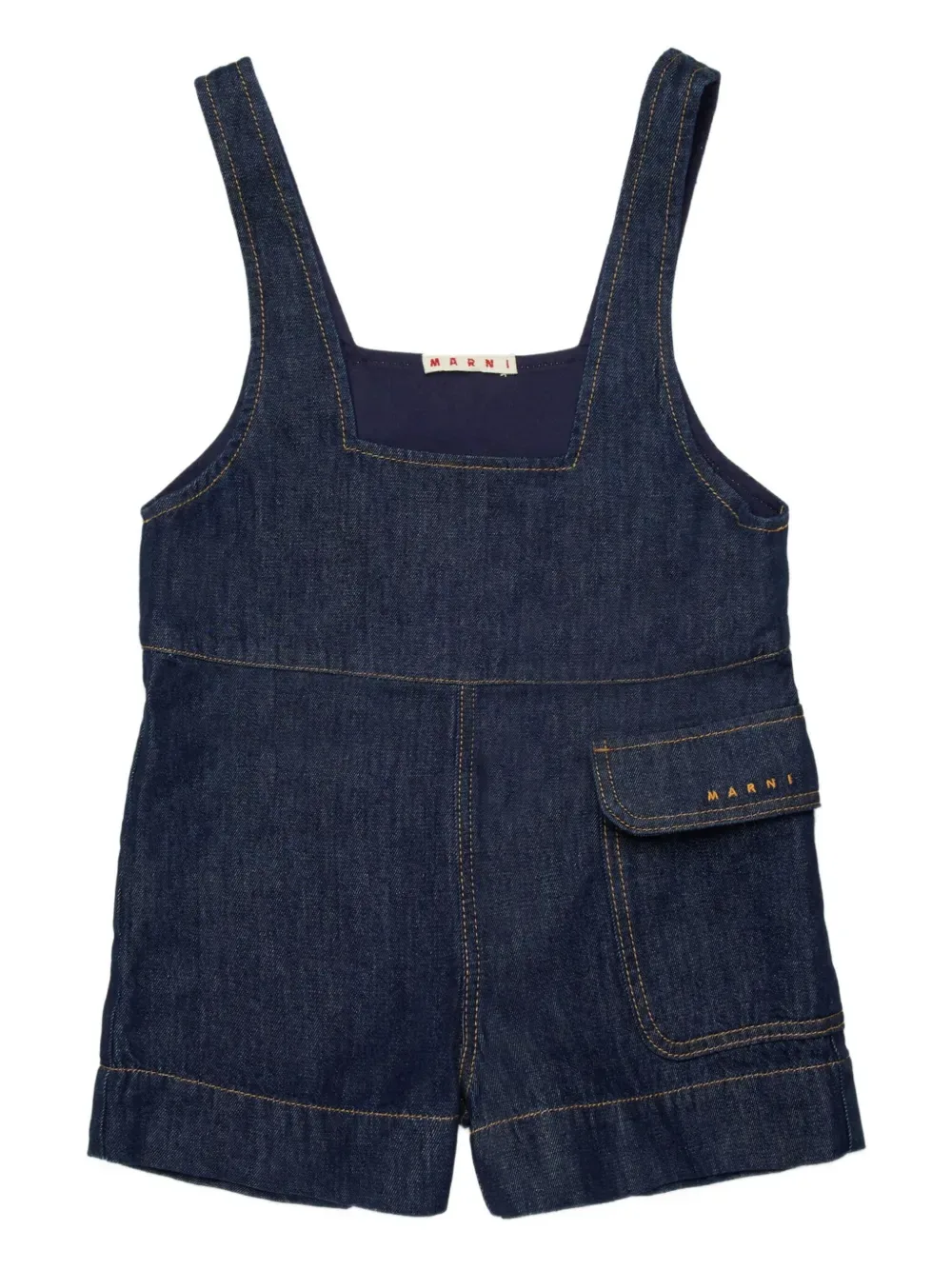 Комбинезон без рукавов Marni Kids, синий