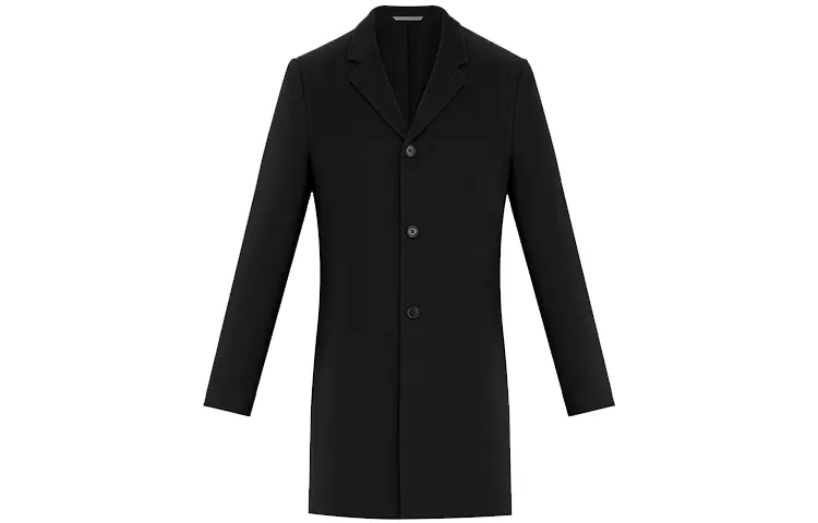 

Ежеквартальные новинки Пальто Мужское Черное Dior, черный