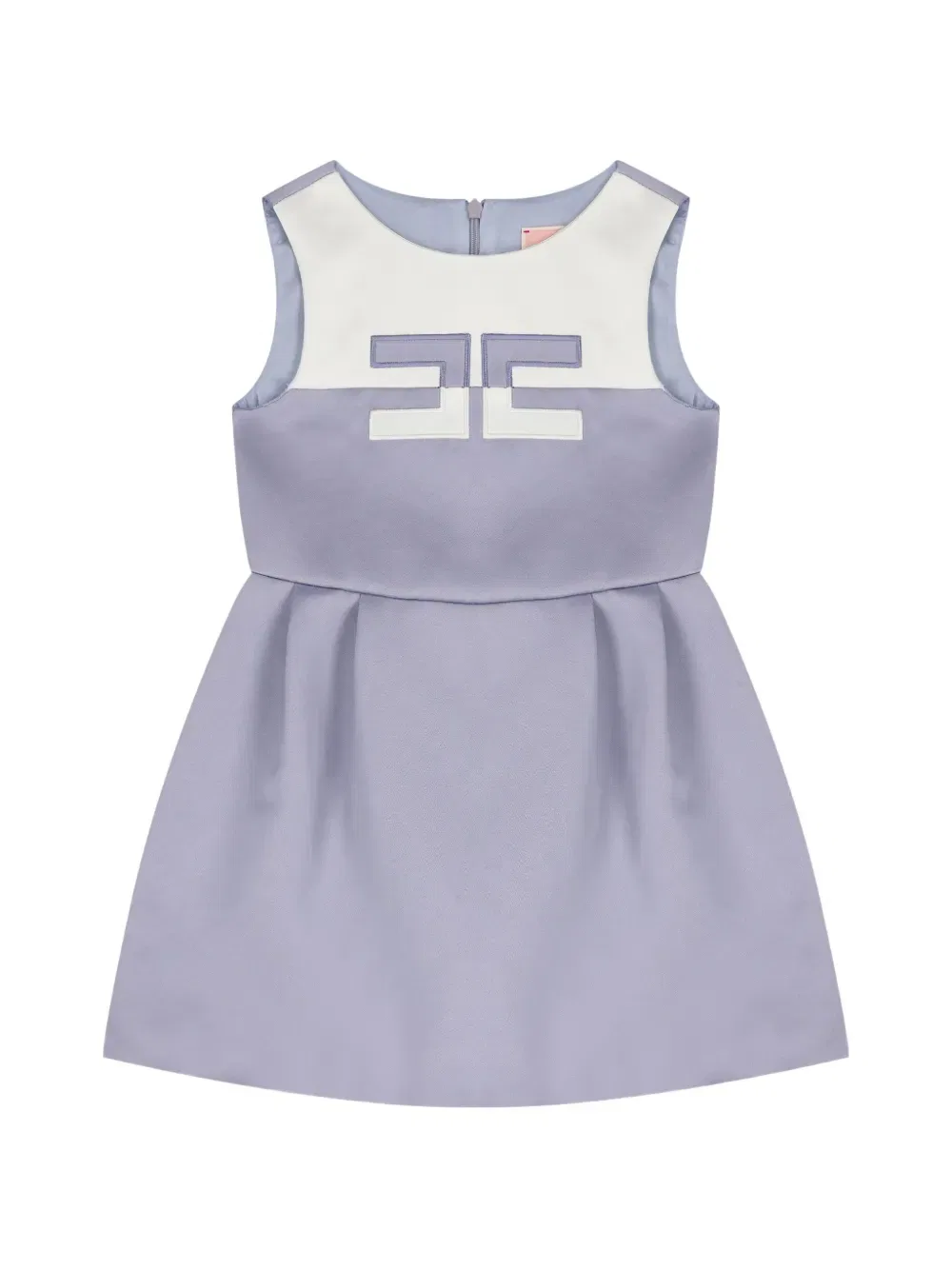 Платье А-силуэта без рукавов Elisabetta Franchi Kids, фиолетовый