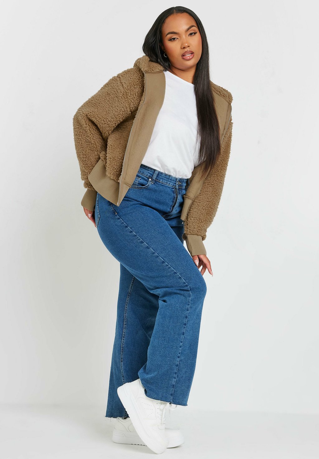 

Зимняя куртка Yours Clothing, коричневый