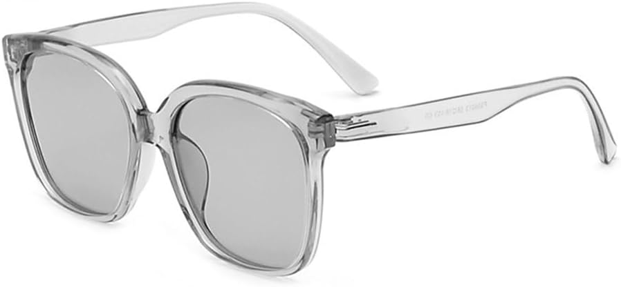 

Солнцезащитные очки LVTFCO в стиле ретро для мужчин, простые, с большой оправой, с защитой от УФ-излучения, модные солнцезащитные очки для женщин, для вождения и путешествий, C03 Gray